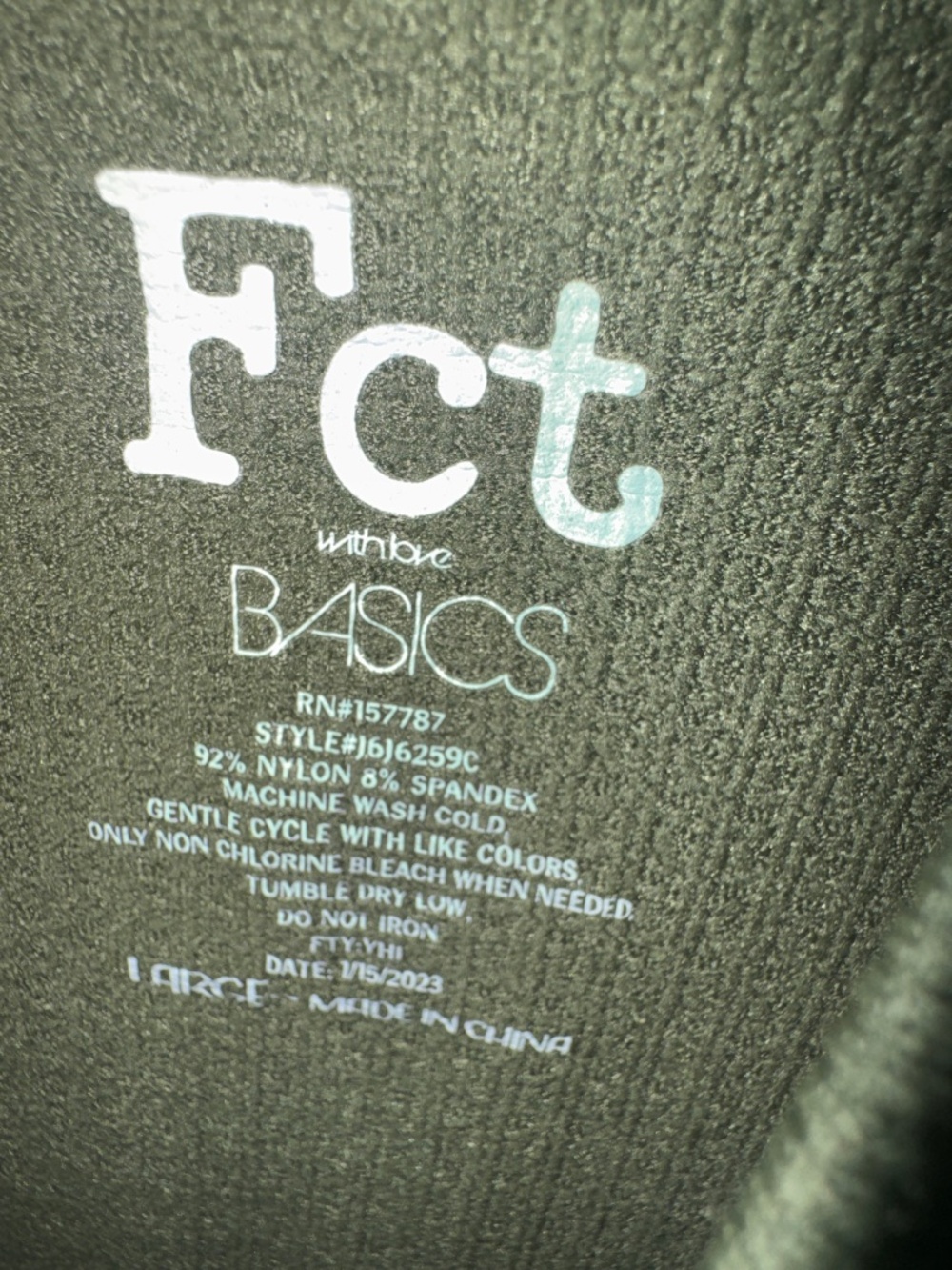 FCT with love basics mock neck, bodysuit - Picture 4 of 5